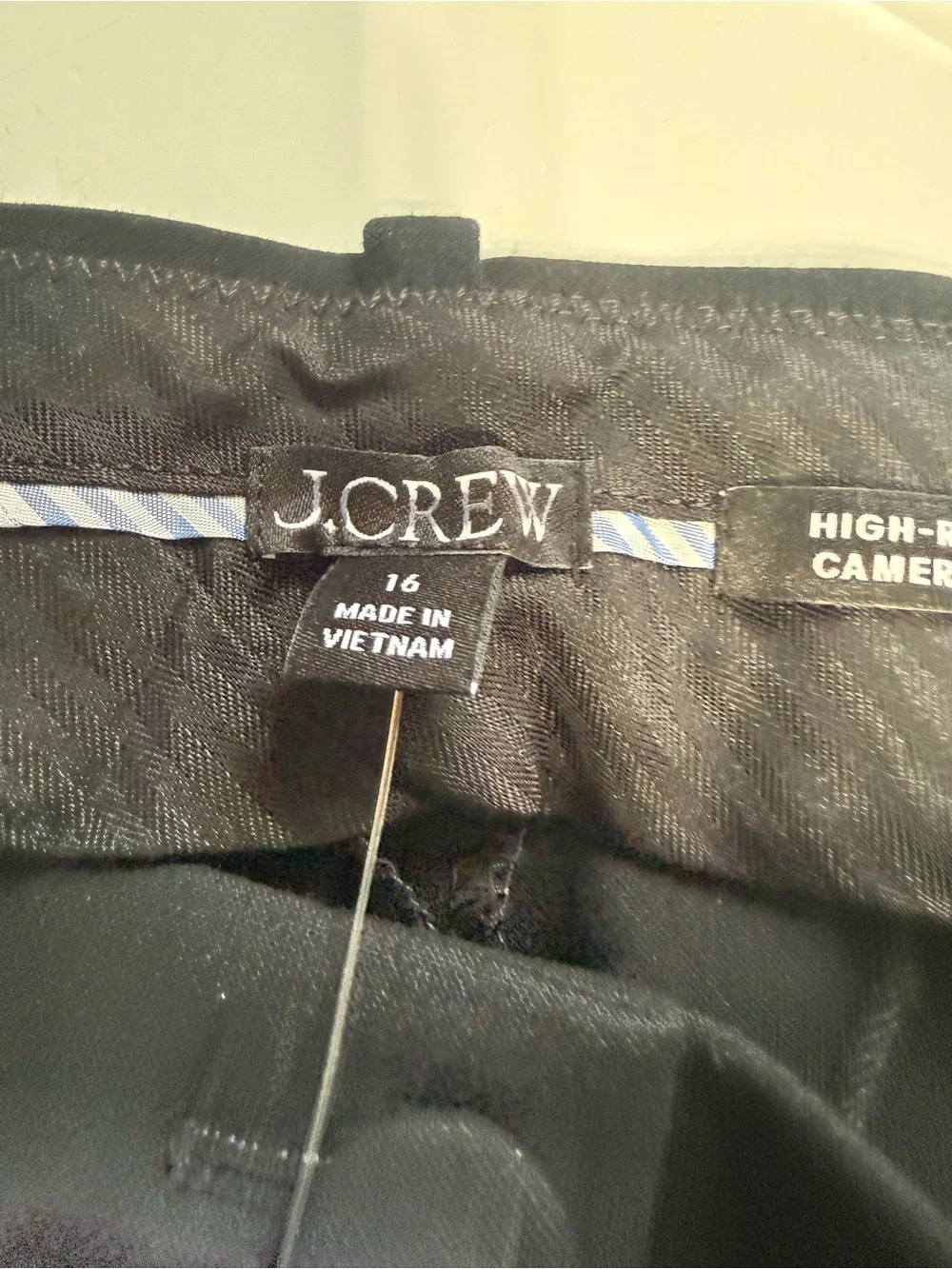 J. Crew inseam measurements fit